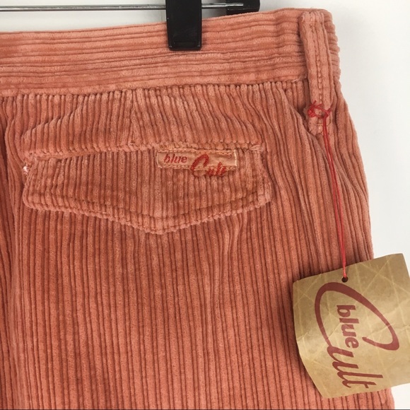 NWT Vintage NOS Deadstock 90s 90's Y2k Blue Cult Corduroy Cord Mini Skirt 31 - Picture 7 of 10